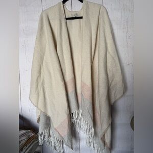 Loft Outlet Open Wrap Cardigan One Size sweater poncho oversized